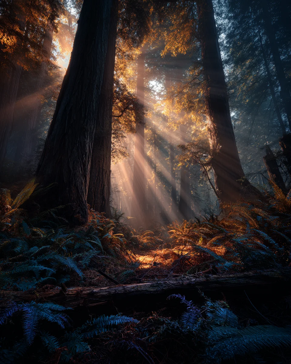 Forest in Volumetric Light