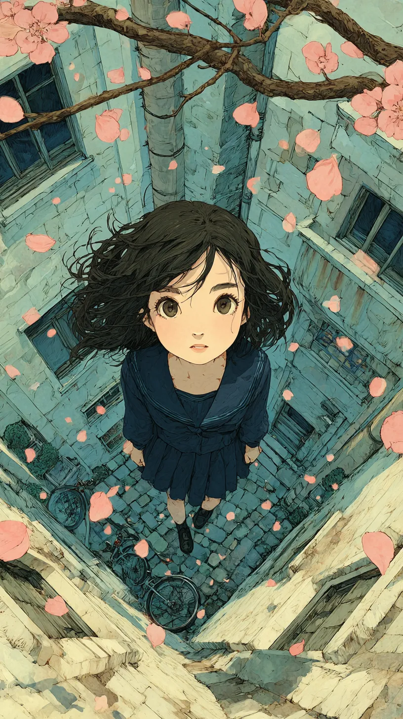 Cherry Blossom Descent