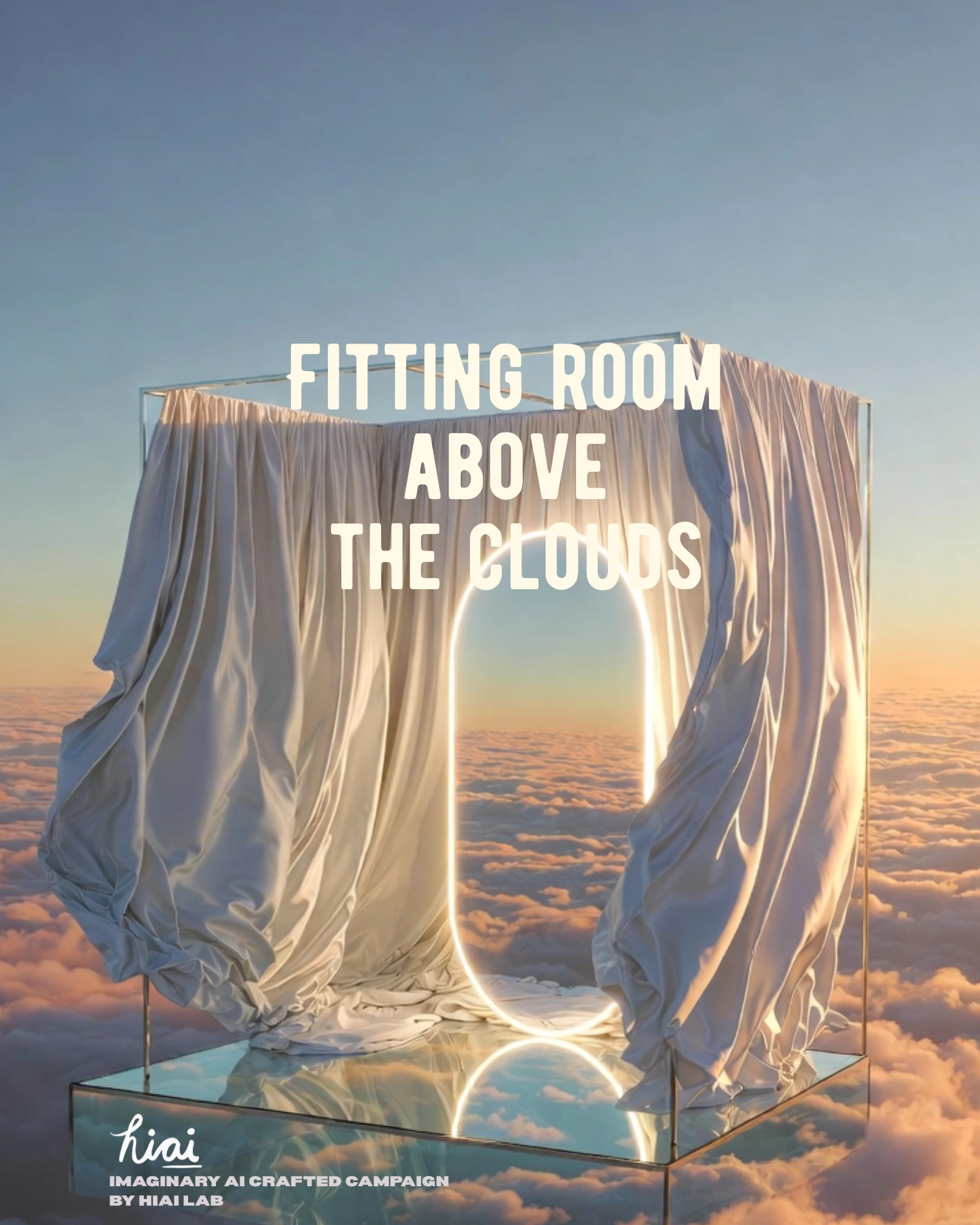 Fitting room above the cloud